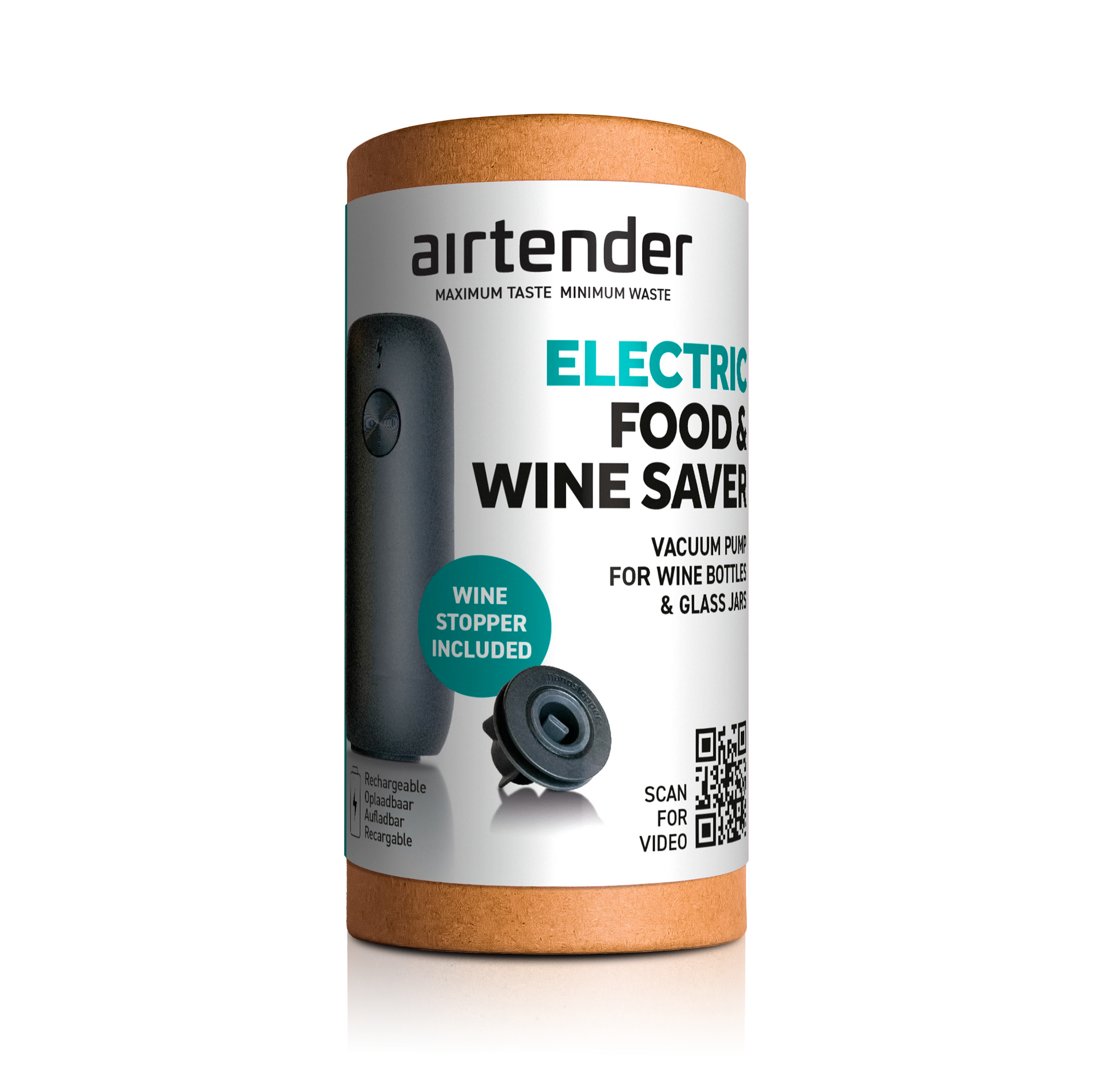 Electric Food &amp; Wine Saver incl. 1 Nanostopper